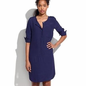 Madewell Navy Blue Cargo Tunic Dress S